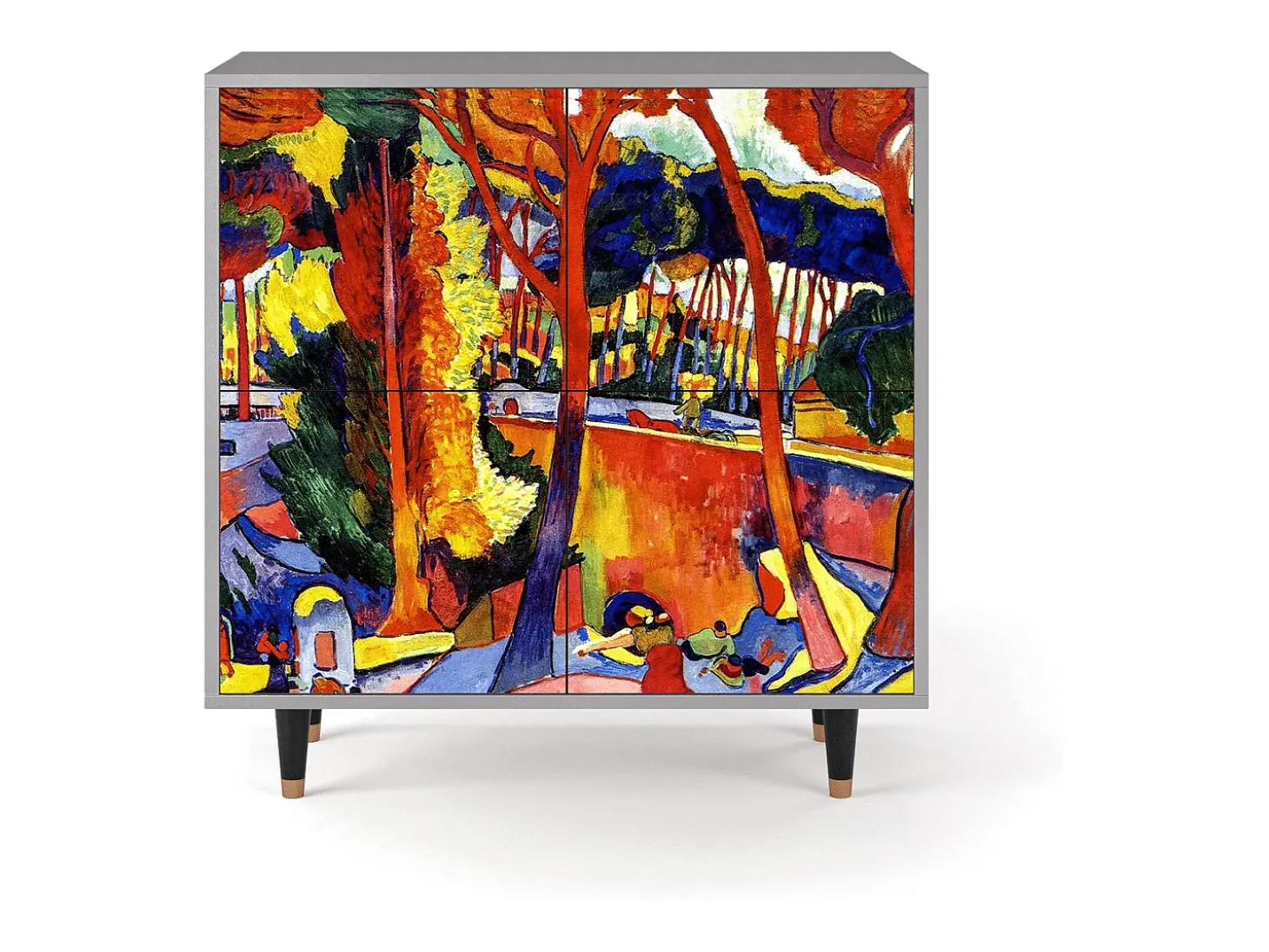 Aparador - 94x96x48 cm - BS3 - The Turning Road, Gris