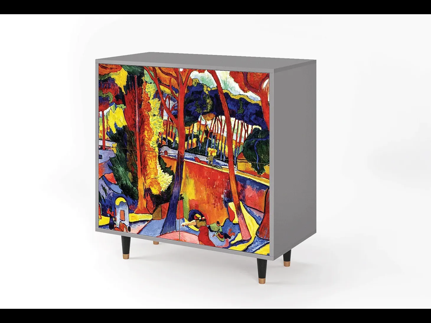 Aparador - 94x96x48 cm - BS3 - The Turning Road, Gris