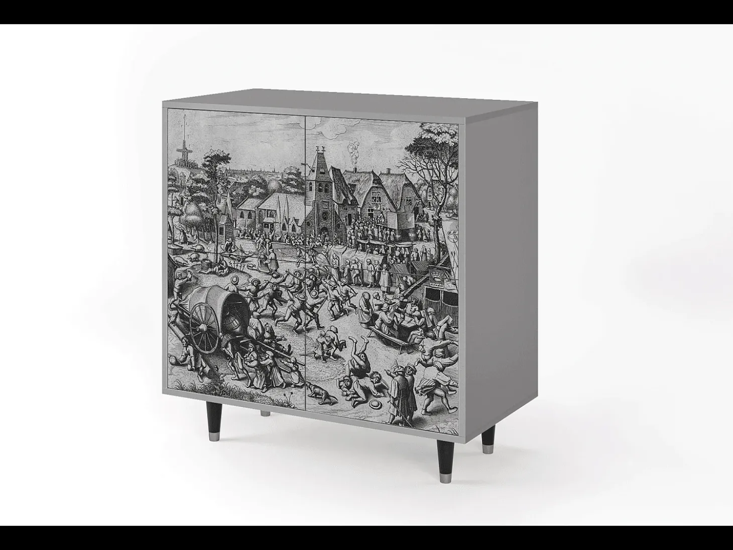 Aparador - 94x96x48 cm - BS3 - The Festival of Saint, Gris