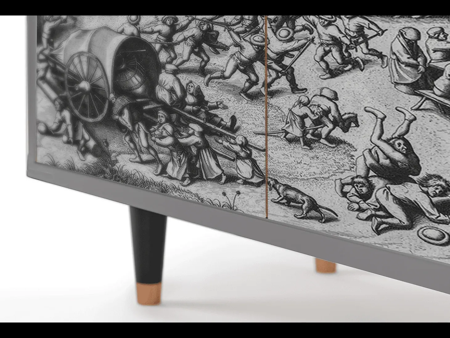 Aparador - 94x96x48 cm - BS3 - The Festival of Saint, Gris