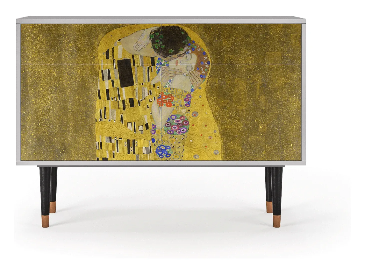 Aparador - 115x85x48 cm - BS4 - The Kiss by Klimt , Gris