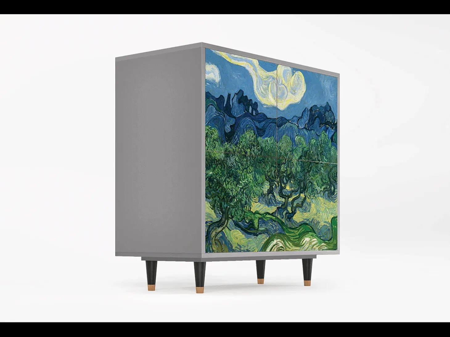 Aparador - 94x96x48 cm - BS3 - The Oil Trees, Gris