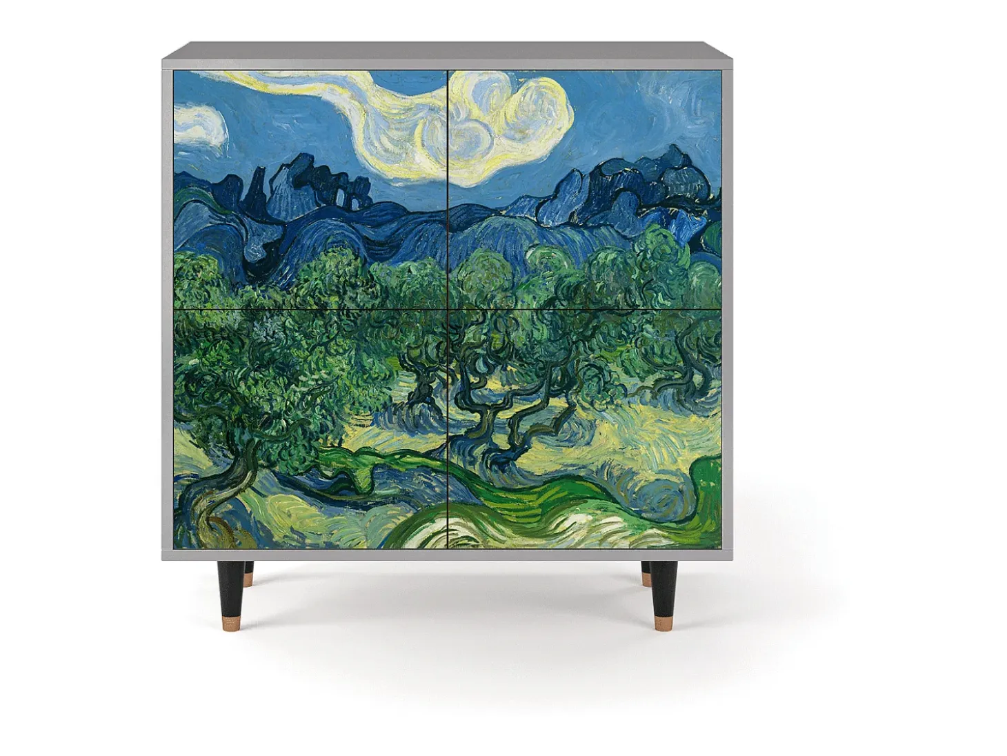 Aparador - 94x96x48 cm - BS3 - The Oil Trees, Gris