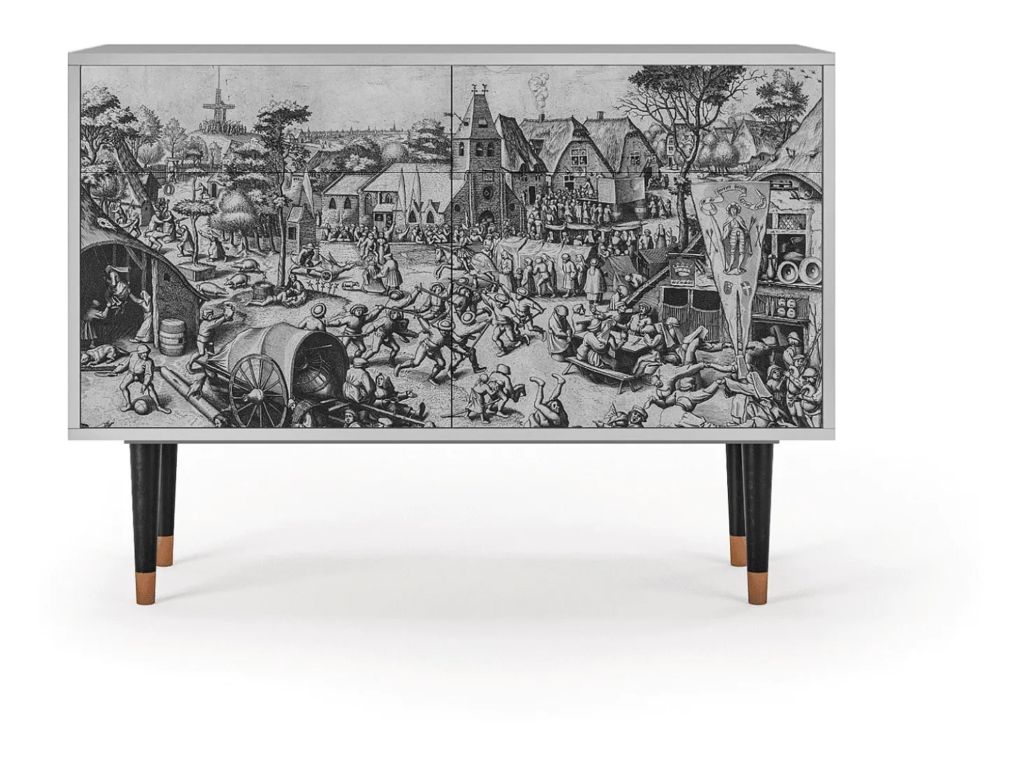 Aparador - 115x85x48 cm - BS4 - The Festival of Saint, Gris