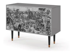 Aparador - 115x85x48 cm - BS4 - The Festival of Saint, Gris