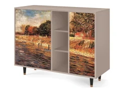 Aparador - 125x98x48 cm - BS2 - The Banks, Latte