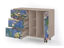 Aparador - 125x98x48 cm - BS2 - The water lily pond , Latte