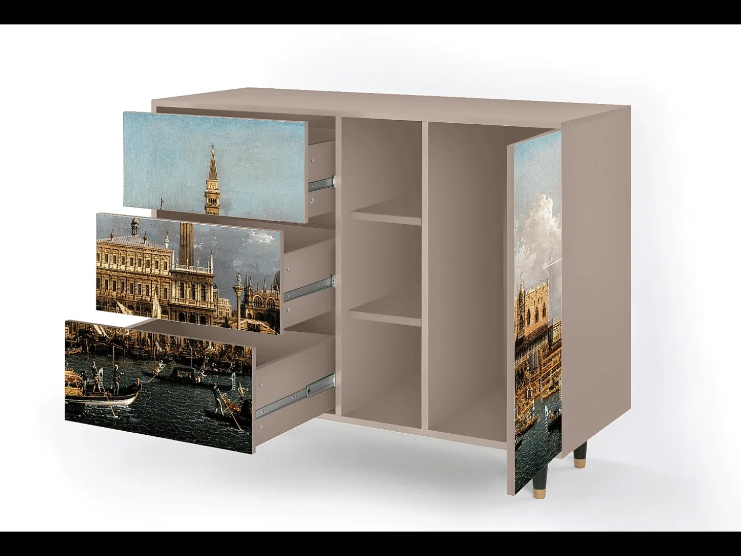 Aparador - 125x98x48 cm - BS2 - The Bucintoro, Latte