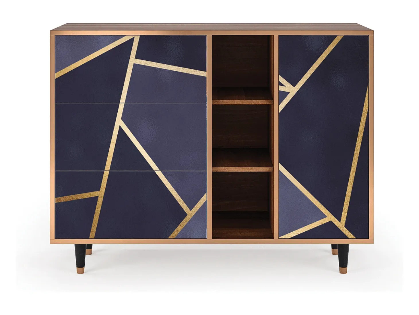 Aparador - 125x98x48 cm - BS2 - The Amethyst, Nogal