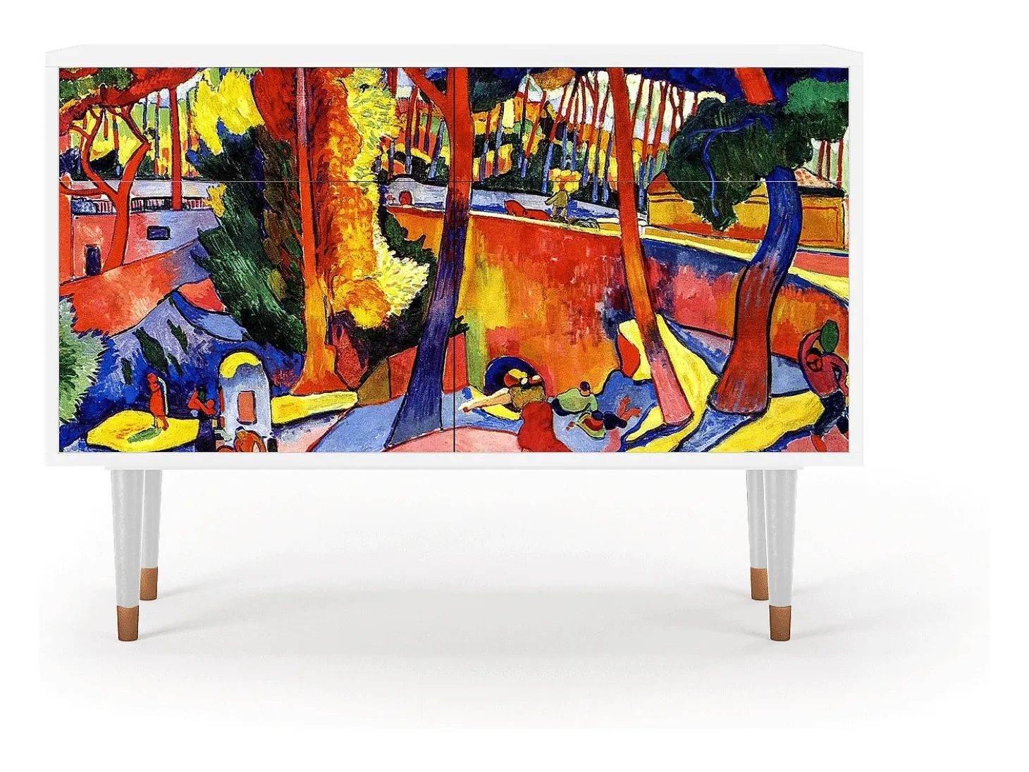 Aparador - 115x85x48 cm - BS4 - The Turning Road, Blanco