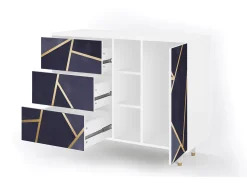 Aparador - 125x98x48 cm - BS2 - The Amethyst, Blanco