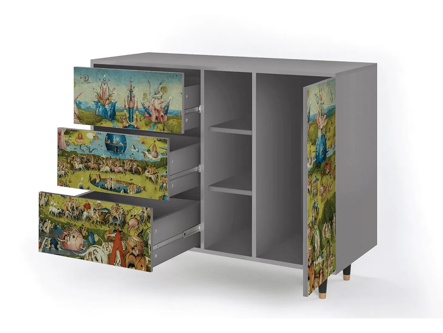 Aparador - 125x98x48 cm - BS2 - The Garden 2 by Bosch, Gris