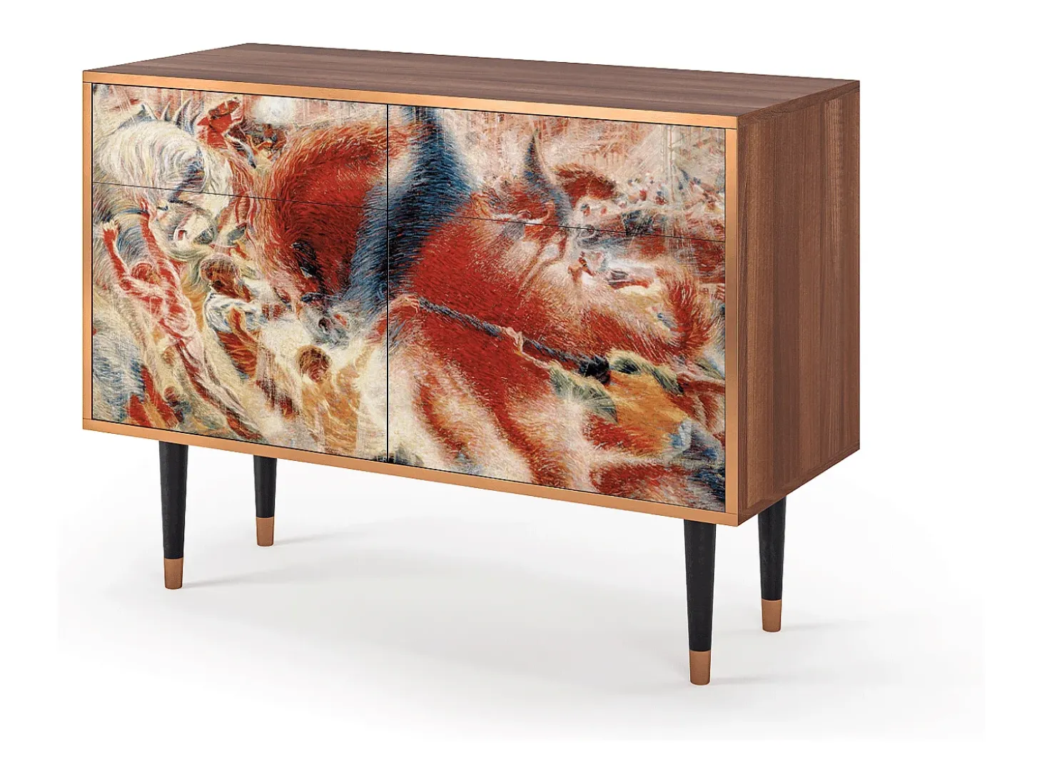 Aparador - 115x85x48 cm - BS4 - The City Rises, Nogal
