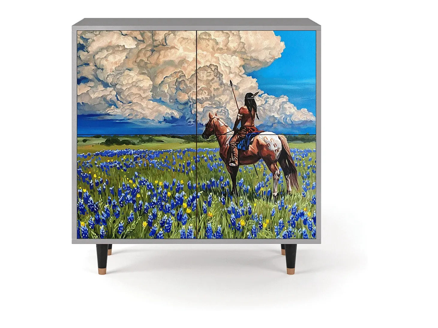 Aparador - 94x96x48 cm - BS3 - Thunderheads by Dean, Gris