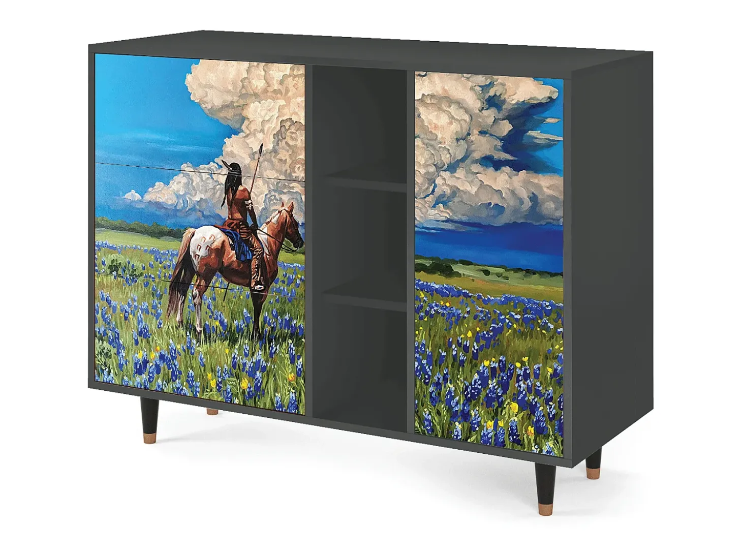 Aparador - 125x98x48 cm - BS2 - Thunderheads by Dean, Antracita