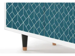 Aparador - 94x96x48 cm - BS3 - Turquoise Geometry, Blanco