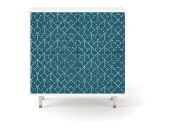 Aparador - 94x96x48 cm - BS3 - Turquoise Geometry, Blanco