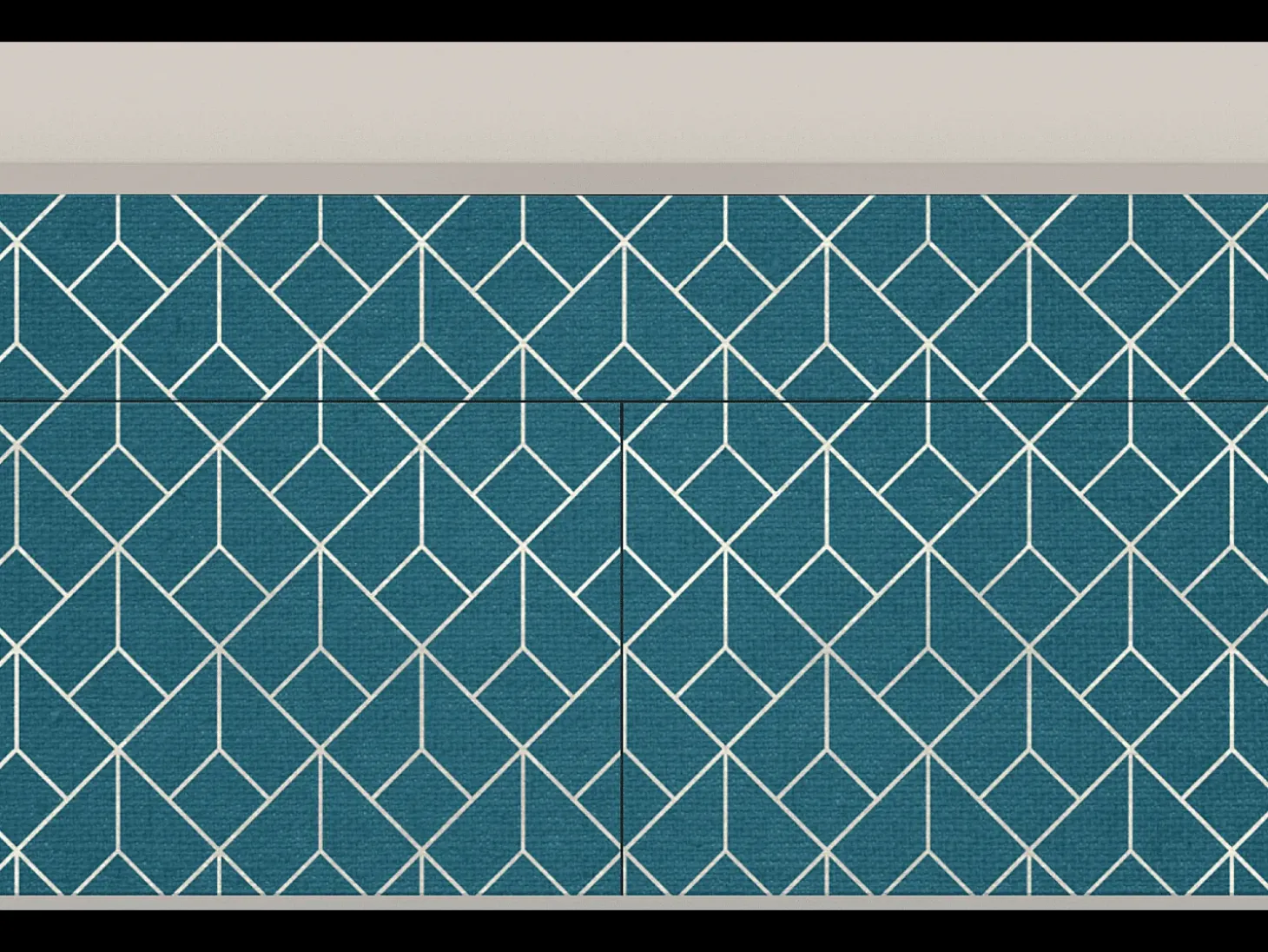 Aparador - 115x85x48 cm - BS4 - Turquoise Geometry, Arena