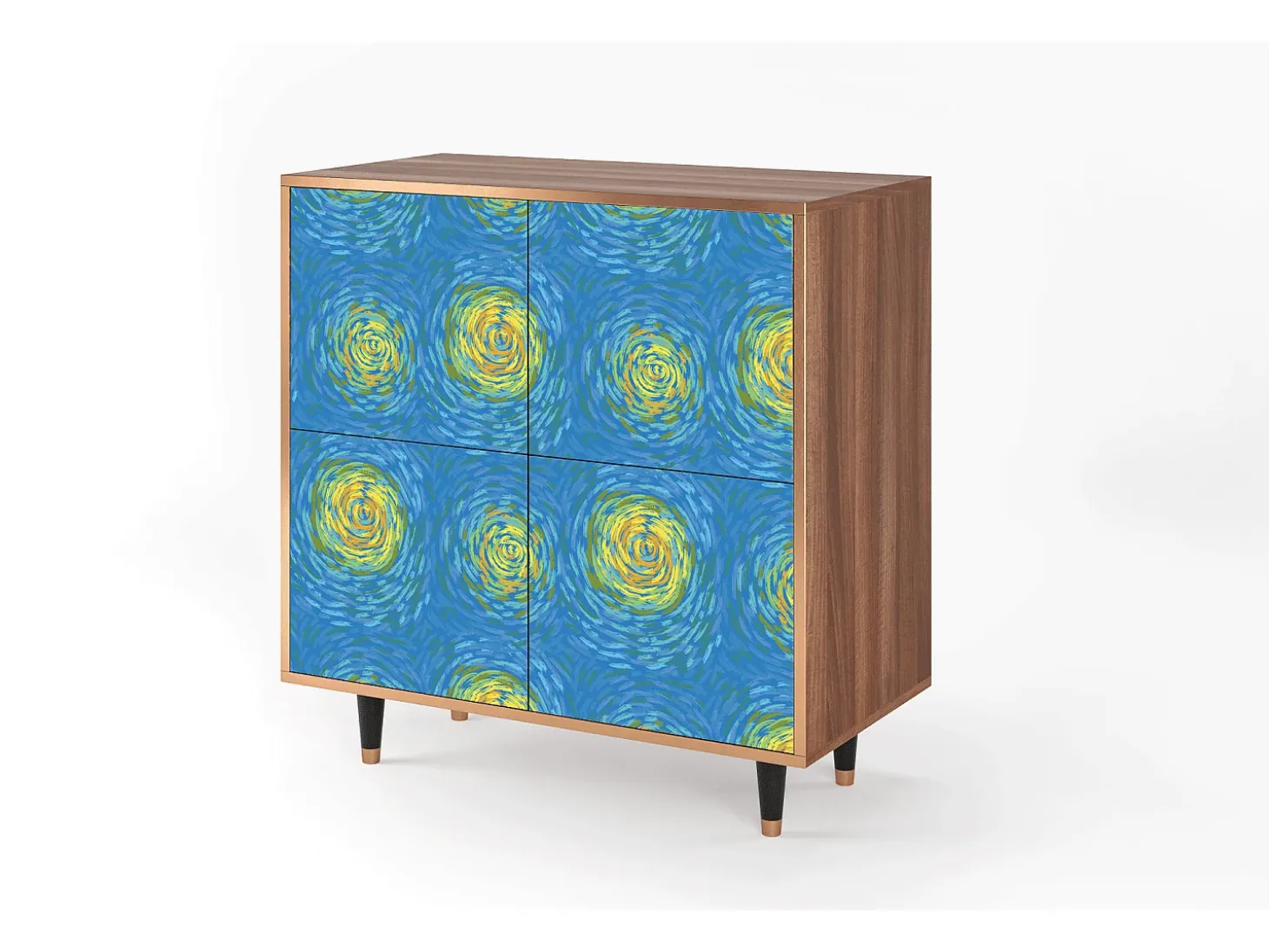 Aparador - 94x96x48 cm - BS3 - Van Gogh Lights, Nogal