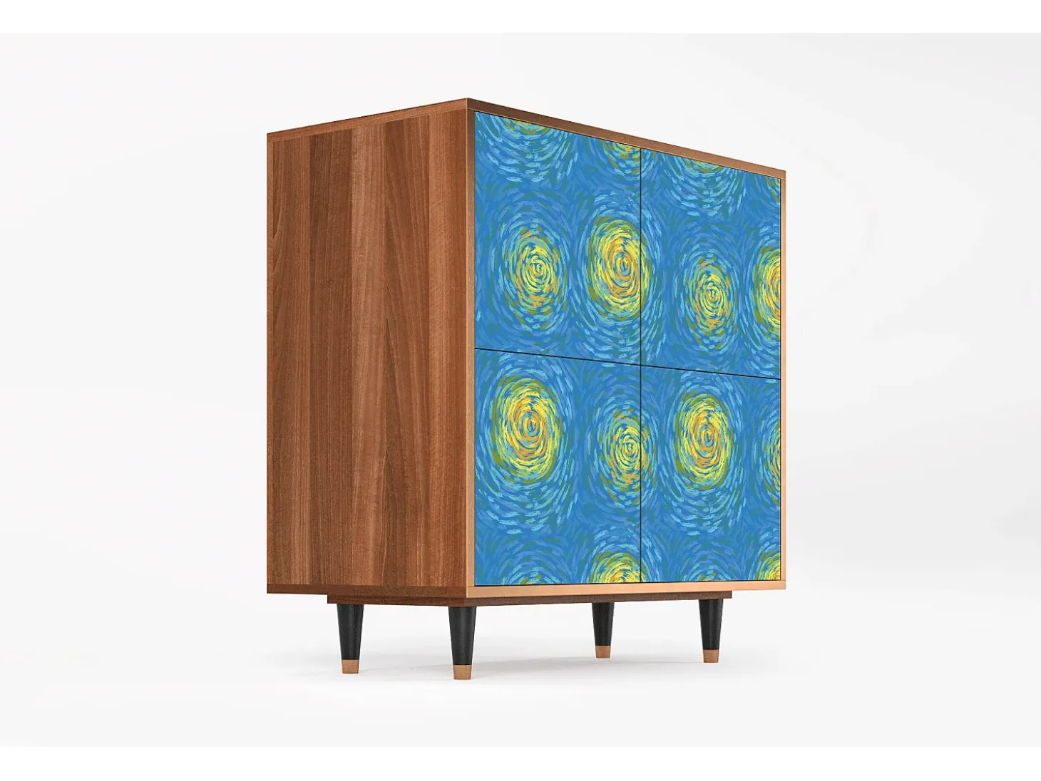 Aparador - 94x96x48 cm - BS3 - Van Gogh Lights, Nogal
