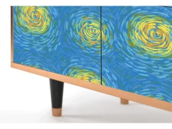 Aparador - 94x96x48 cm - BS3 - Van Gogh Lights, Nogal