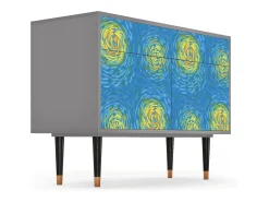 Aparador - 115x85x48 cm - BS4 - Van Gogh Lights, Gris