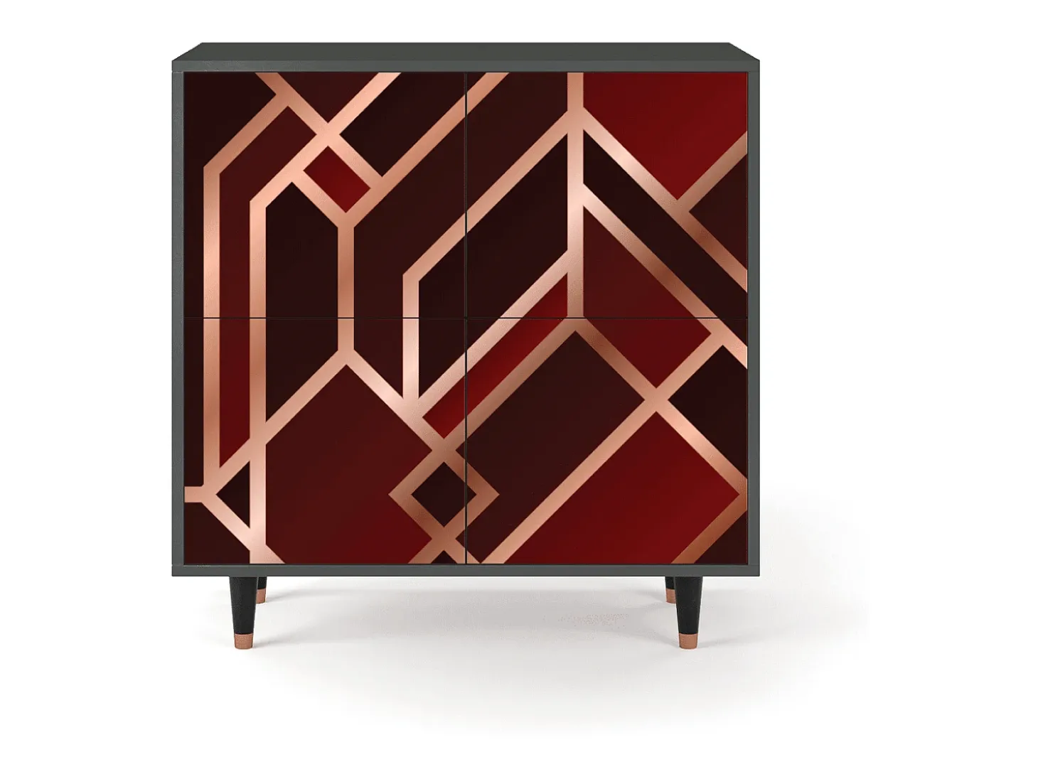 Aparador - 94x96x48 cm - BS3 - Velvet 1920's, Antracita