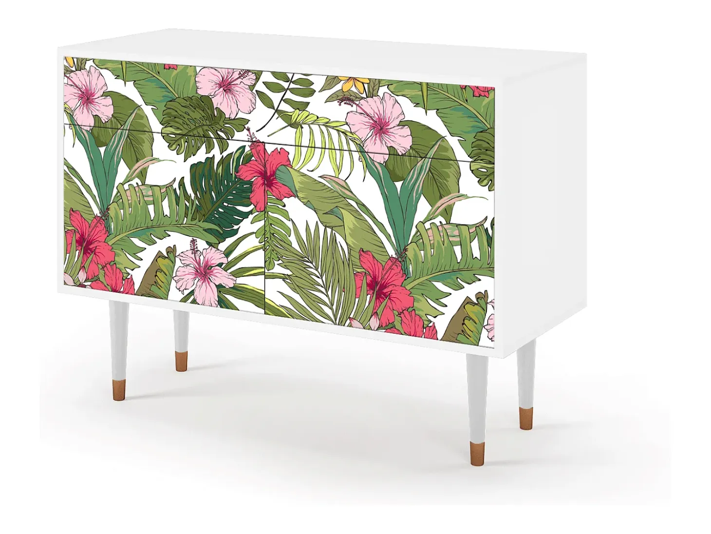 Aparador - 115x85x48 cm - BS4 - Verdant Tropics, Blanco