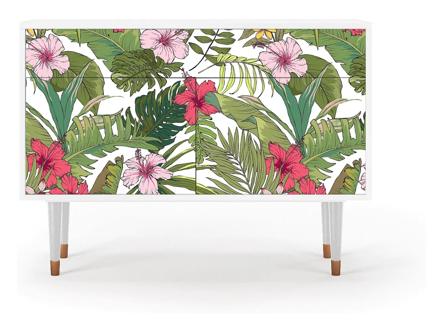 Aparador - 115x85x48 cm - BS4 - Verdant Tropics, Blanco