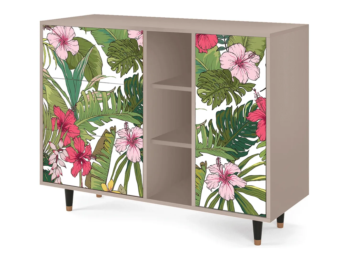 Aparador - 125x98x48 cm - BS2 - Verdant Tropics, Latte