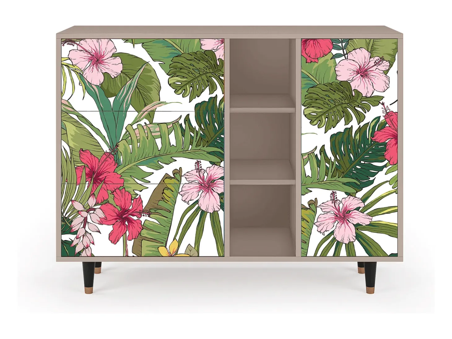 Aparador - 125x98x48 cm - BS2 - Verdant Tropics, Latte