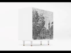 Aparador - 94x96x48 cm - BS3 - View of the Piazza, Blanco