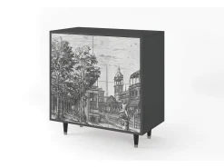 Aparador - 94x96x48 cm - BS3 - View of the Piazza, Antracita