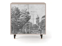 Aparador - 94x96x48 cm - BS3 - View of the Piazza, Latte