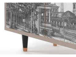 Aparador - 94x96x48 cm - BS3 - View of the Piazza, Latte