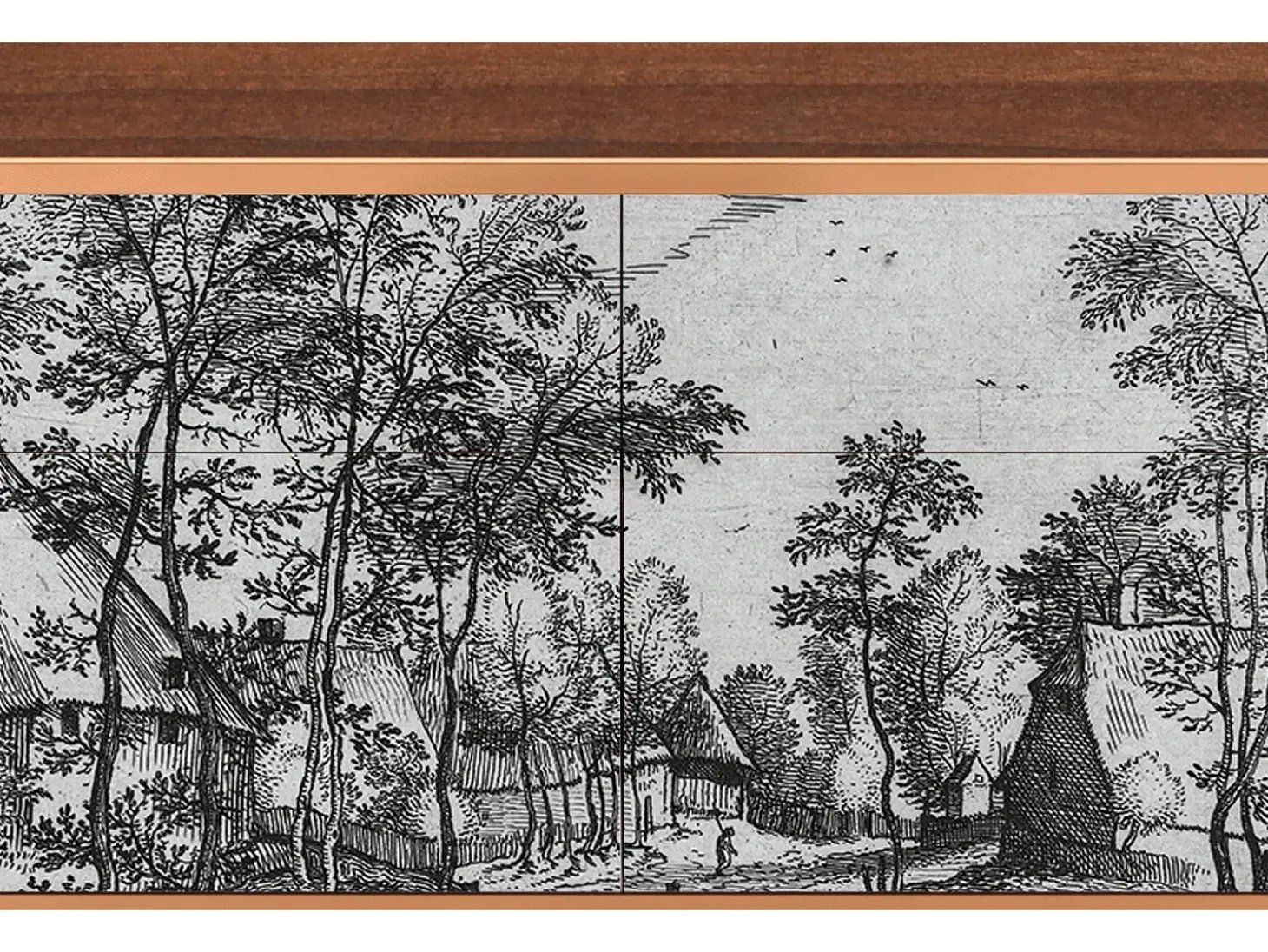 Aparador - 115x85x48 cm - BS4 - Village Road, Nogal