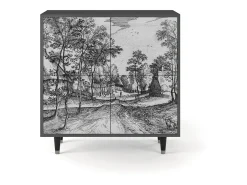 Aparador - 94x96x48 cm - BS3 - Village Road, Antracita