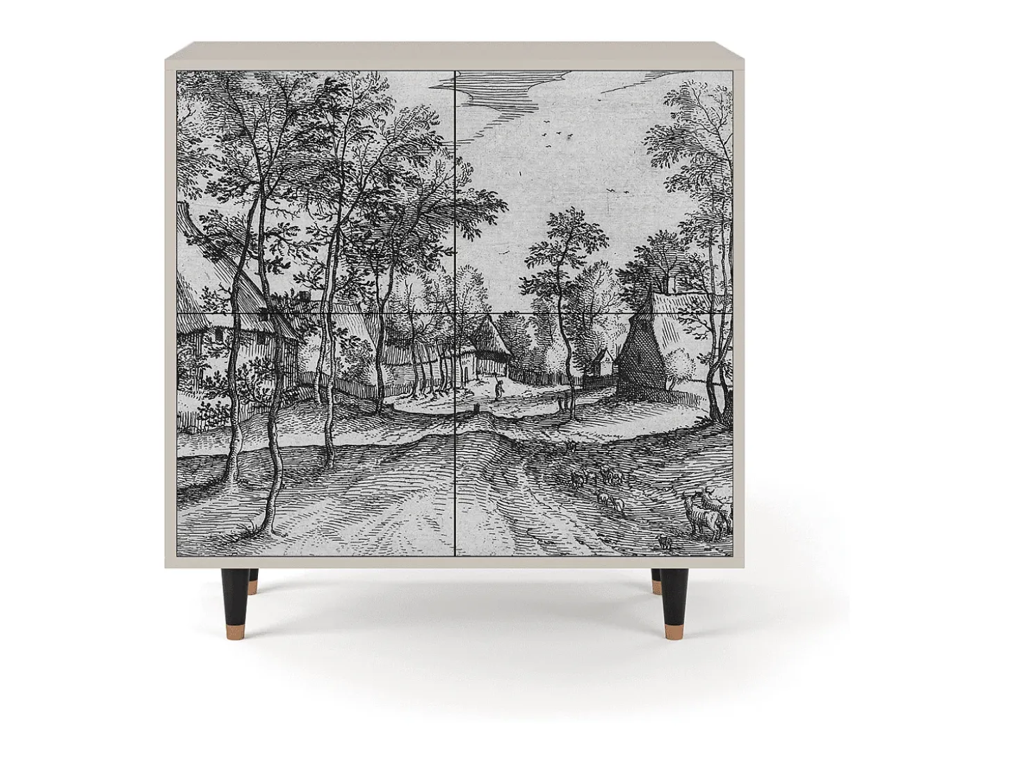 Aparador - 94x96x48 cm - BS3 - Village Road, Arena