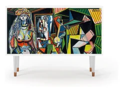 Aparador - 115x85x48 cm - BS4 - Women of Algiers, Blanco