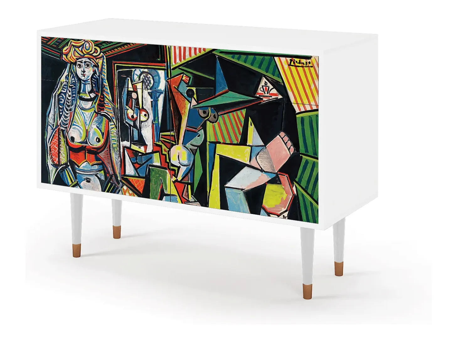 Aparador - 115x85x48 cm - BS4 - Women of Algiers, Blanco
