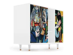 Aparador - 125x98x48 cm - BS2 - Women of Algiers, Blanco