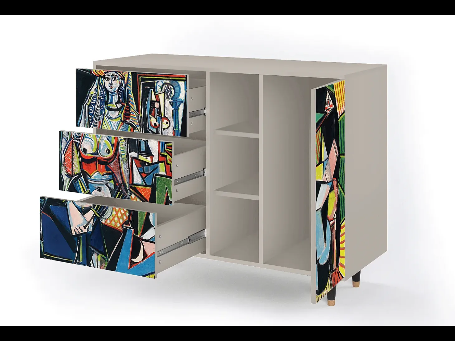 Aparador - 125x98x48 cm - BS2 - Women of Algiers, Arena