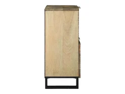 Aparador – 80x33,5x75 cm, fabricado en madera maciza de mango
