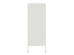 Aparador acero blanco 68x39x101,5 cm
