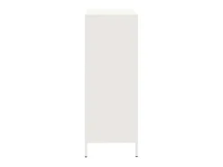 Aparador acero blanco 68x39x101,5 cm