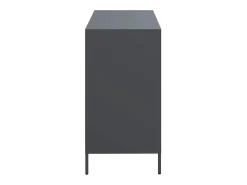 Aparador acero laminado en frío gris antracita 101,5x39x73,5 cm