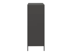 Aparador acero negro 68x39x103,5 cm