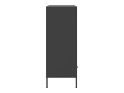 Aparador acero negro 68x39x101,5 cm