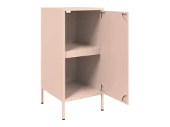 Aparador acero rosa 36x39x79 cm