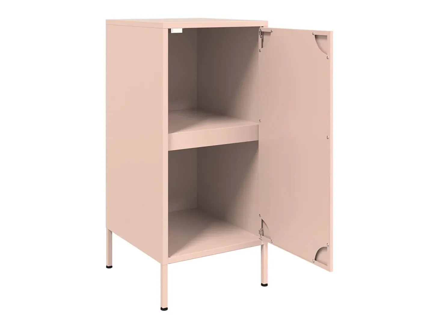 Aparador acero rosa 36x39x79 cm